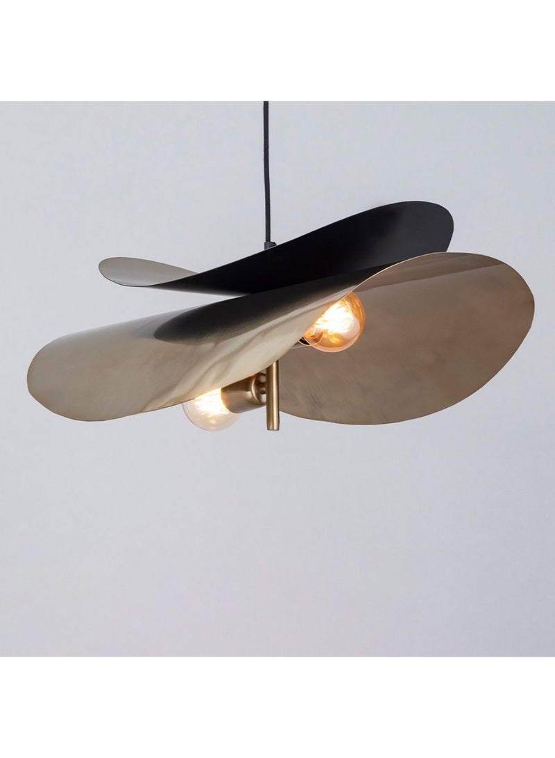 DANUBE HOME Grace Pendant Chandelier - 70 cm Diameter, Gold Iron Indoor Light Fixture, E27x2 Bulb, Elegant Design for Living Room, Dining Room, 1 Year Warranty 