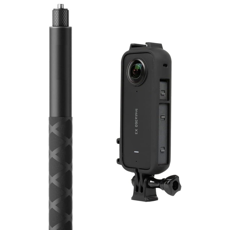 Adofys Invisible Monopod Stick+Housing Case Combo Set for Insta360 ONE X3 Action Camera Accessories - Image 1