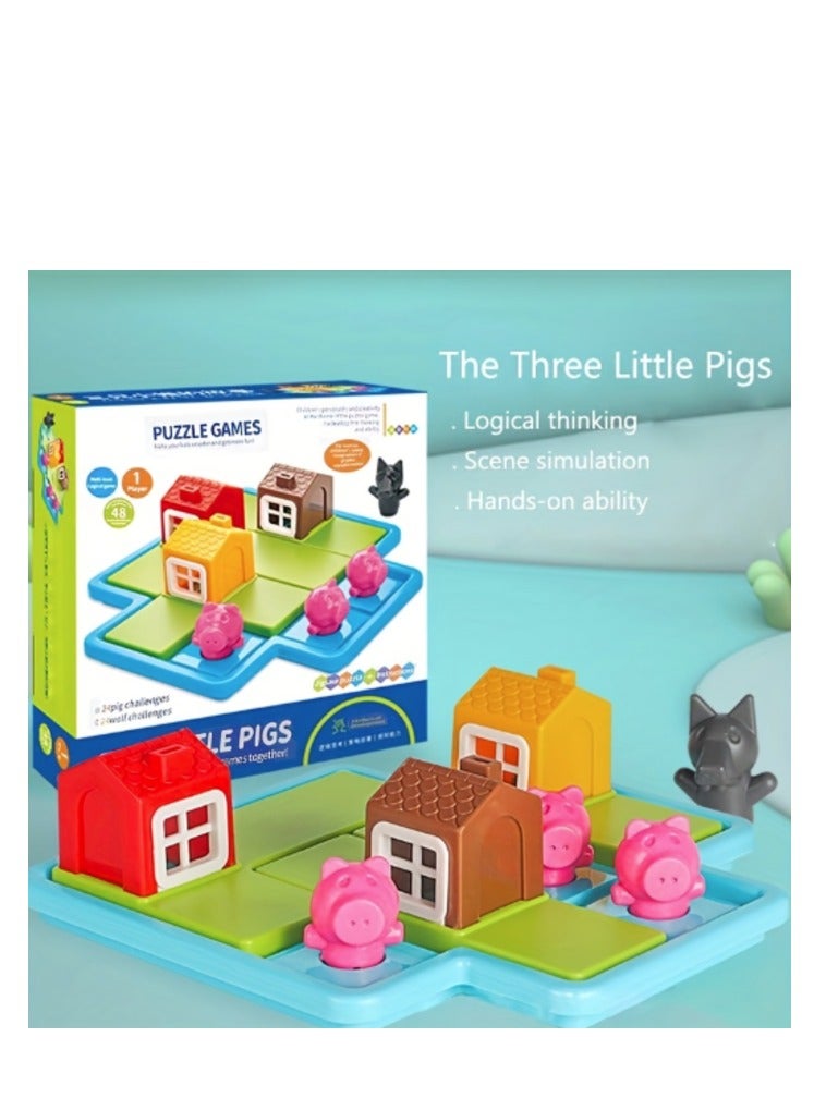 3D Puzzle Game for Kids Intelligence Training for Children 48 Pieces - Image 1