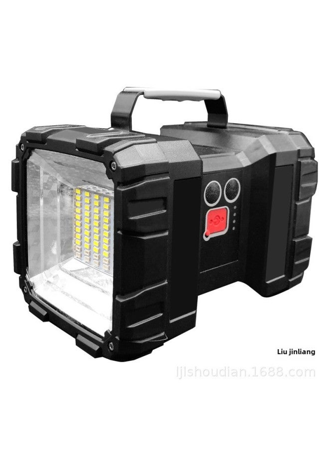 مصباح كشاف قوي P70 من Cross-border، مصباح LED للتخييم، قابل لإعادة الشحن، فائق السطوع، مصباح كشاف تحذيري للعمل في الهواء الطلق - مواصفات المنتج: مصباح كشاف W846 【XHP70+55 LED مدمج في قسمين من بطارية - Image 5