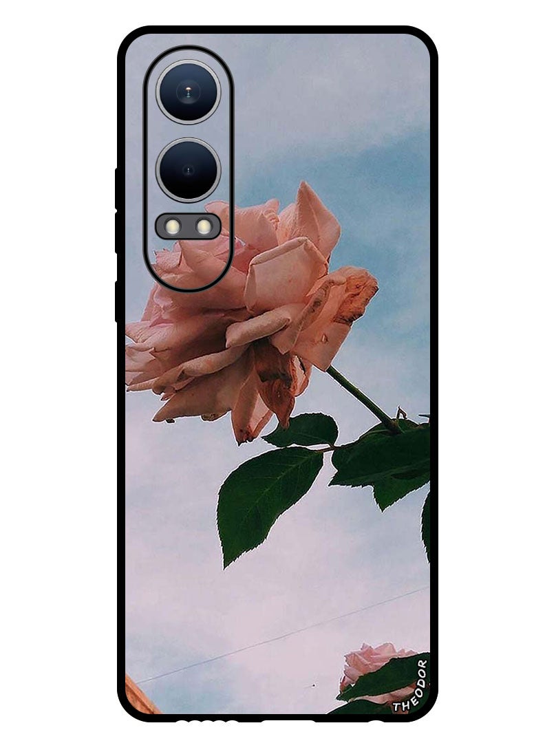 Theodor Protective Case Anti Scratch Shock Proof Bumper Cover For OnePlus Nord CE4 Lite Single Rose - Image 1