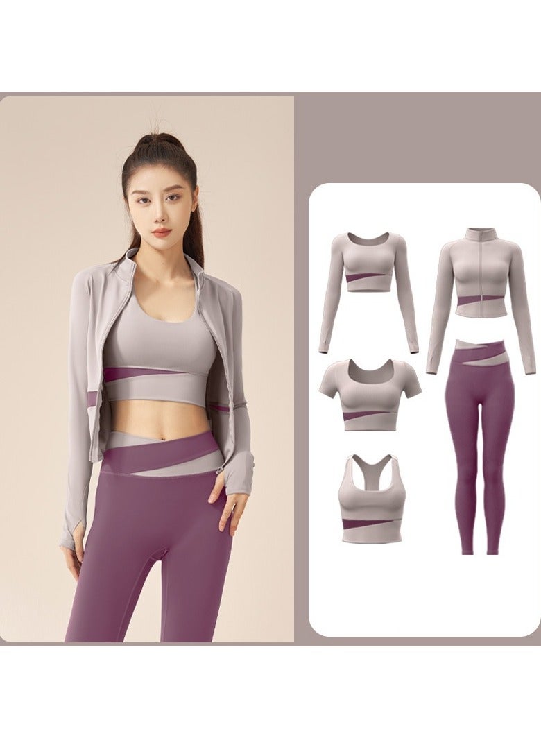 EBMINI New Pilates Yoga Training Fitness Clothing Set 