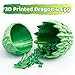 Flavery Dragon Egg Gold Mix Green Surprise Egg with Flexible Dragon 3D Printed Gift Articulated Dragon Egg Fidget Toy Figurine Decor 12 Dragon - Image 4