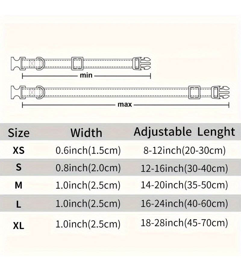 Purple Reflective Pet Collar with Adjustable Tag Detachable Nameplate Engravable Phone Number Customizable Name Durable Anti Loss Design For Small To Large Pets Multi Wear Options Size XL - Image 2