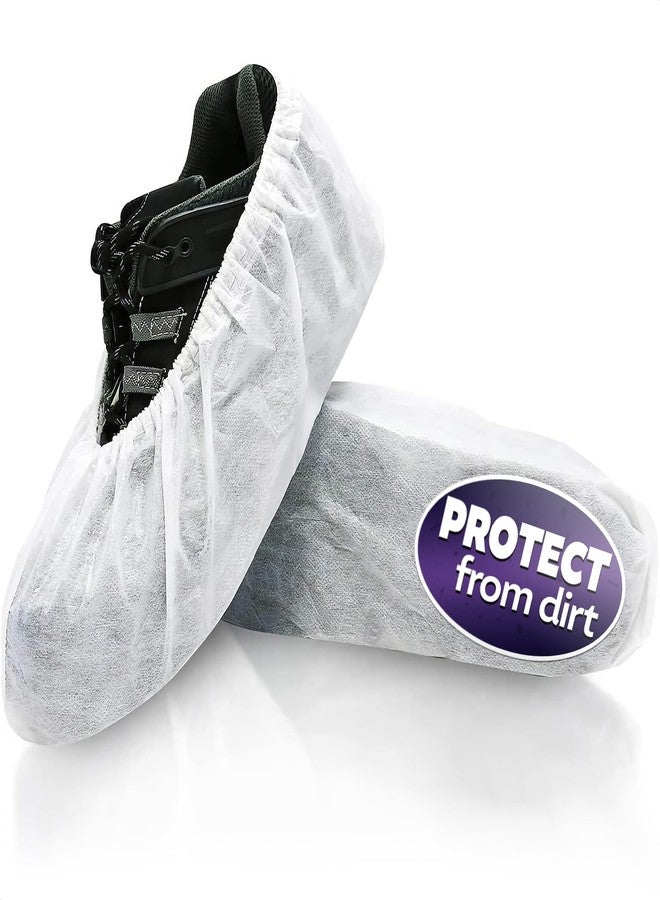 ZOKLU Disposable Shoe Covers for Rain - 100Pcs Indoor Shoe Covers Disposable Non Slip Rain Shoe Covers Waterproof Booties for Shoes Covers - Boot Cover Waterproof Shoe Covers Rain Boot Covers - Image 1