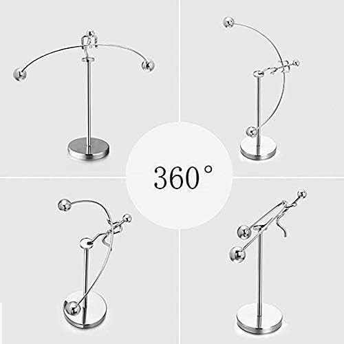FRYIO Adult Stainless Steel Balancing Toy | Engular Momentum Silver Pole Balancing Man | Stress Relief Motion Toy (Pole Balancing) - Image 3