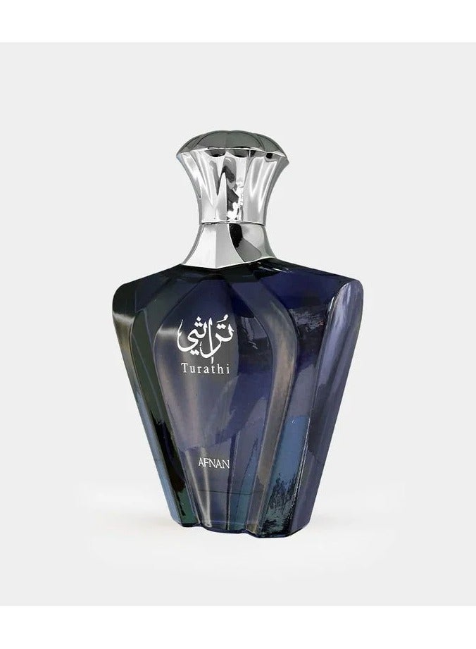 Afnan Turathi Blue Eau De Parfum for Men's 90 ml - Image 2