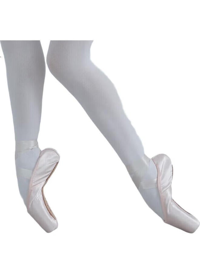 Sansha Princess Ballet Pointe Shoes, Satin Practice Shoes, Leather Sole Dance Shoes, Hard Shoes Dp801Sl, English Satin, Size 39 - Image 3