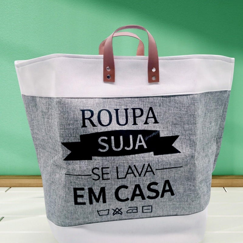 PUSHKH PUSHKH Laundry Basket Multi Purpose Travel Canvas Tote Bag Laundry Hamper Bag with Handle Carry On Handbag for Women Men  - Image 2