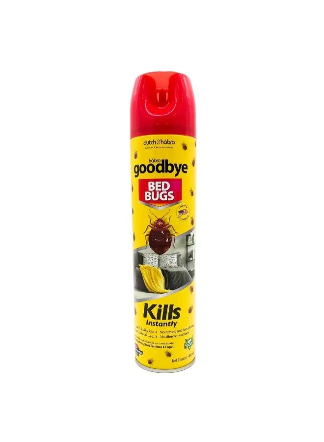Goodbye Goodbye Bed Bugs Killer Spray, Kills Instantly Without Any Allergic Reaction To Skin- 400ml  - Image 1