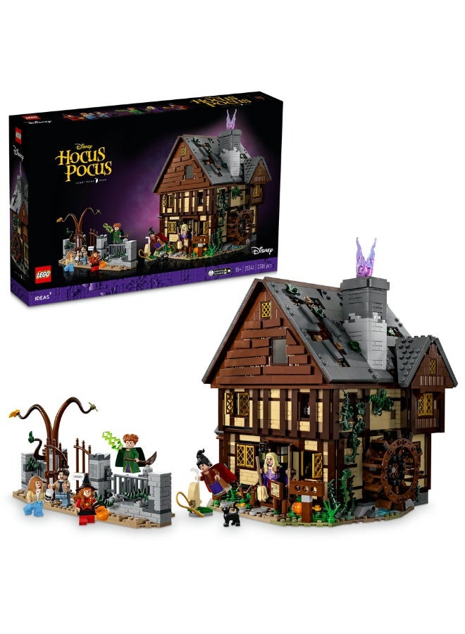 LEGO Ideas Disney Hocus Pocus: The Sanderson Sisters' Cottage 21341 (Age 18+, 2316 Pieces) - Image 1