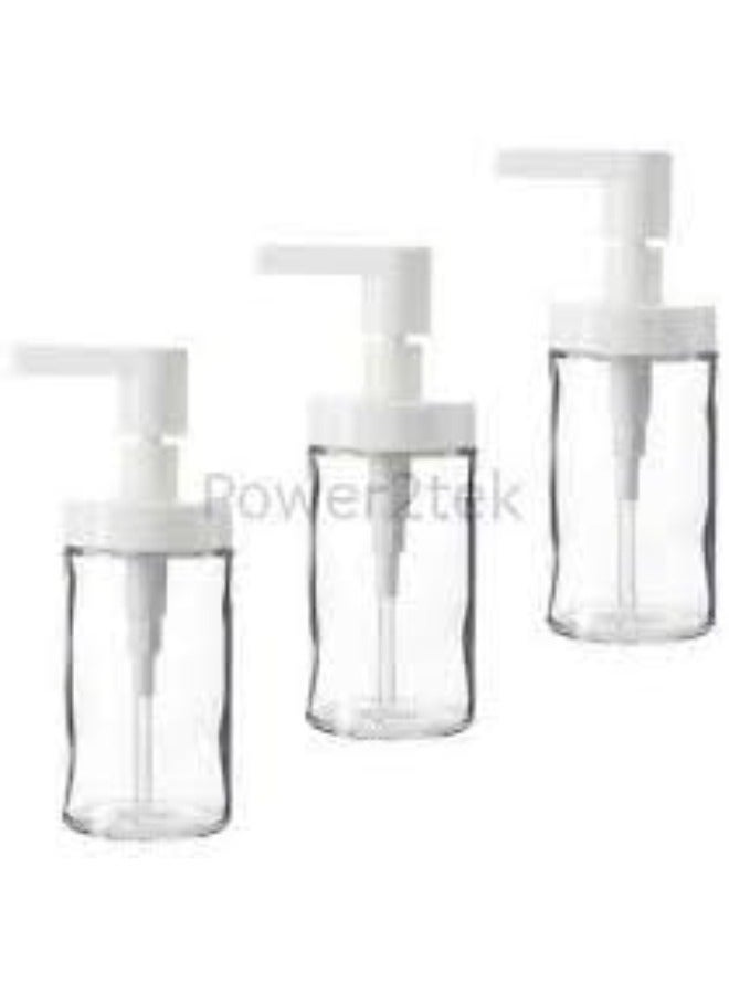 Ikea 3 Set of Tackan soap Dispenser-White - Image 2