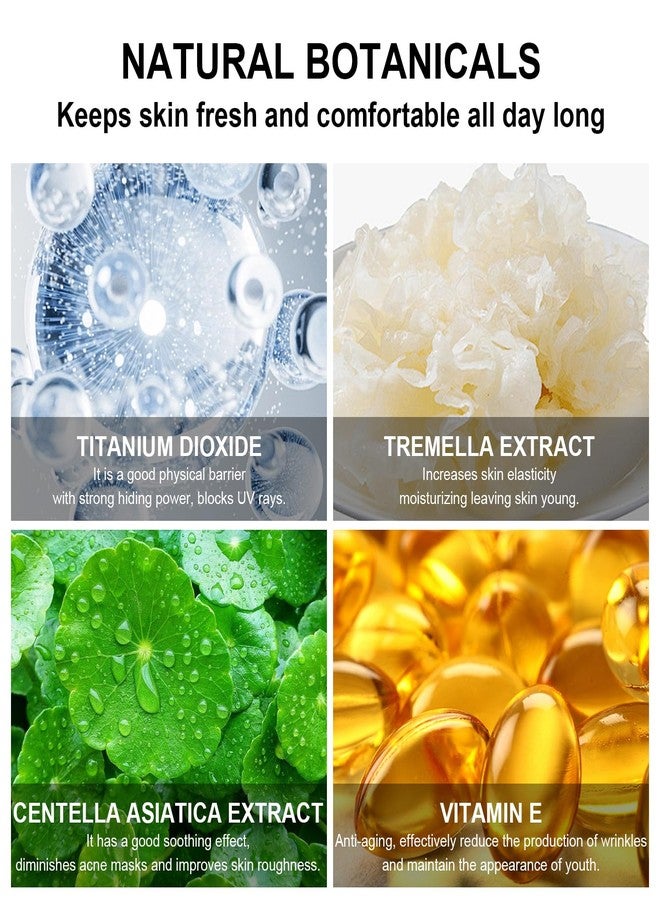 LemonSac Mushroom Head Air Cushion CC Cream Foundation BB Cream Foundation Makeup Moisturizing CC Cream Liquid Foundation,Concealer Lasting Makeup Foundation Even Skin Tone Makeup Base Primer (#05 Wheat) - Image 5