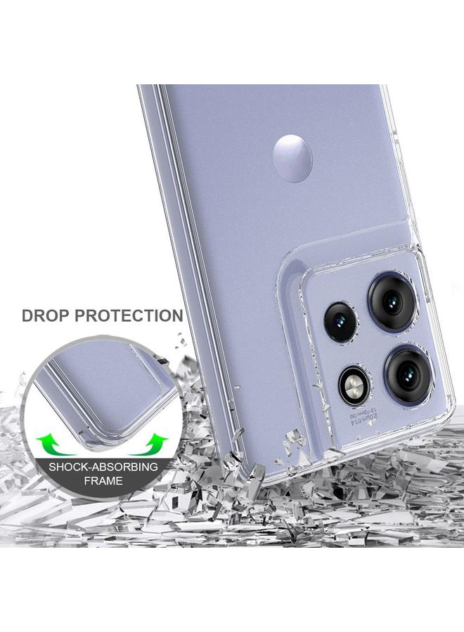 اس-توب جراب لهاتف موتورولا إيدج 50 نيو / موتو إس 50 جراب هاتف أكريليك مقاوم للخدش من مادة TPU - Image 5