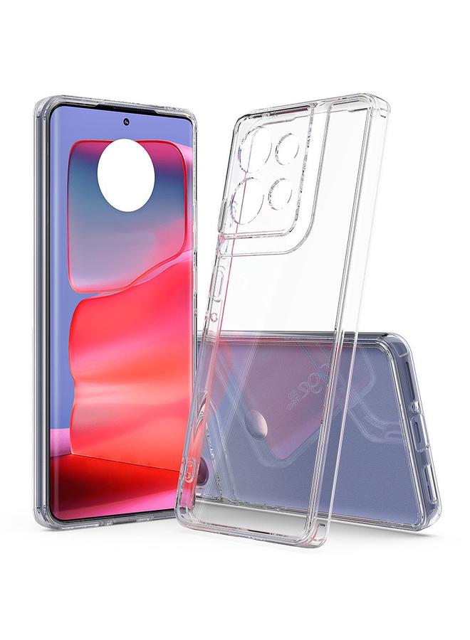 اس-توب جراب لهاتف موتورولا إيدج 50 نيو / موتو إس 50 جراب هاتف أكريليك مقاوم للخدش من مادة TPU - Image 1