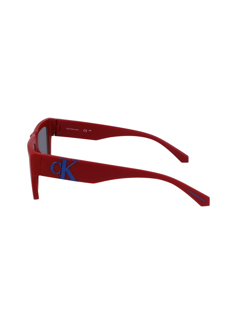 Calvin Klein Jeans Men's Rectangular Sunglasses - CKJ23653S-600-5517 - Lens Size: 55 Mm - Image 4
