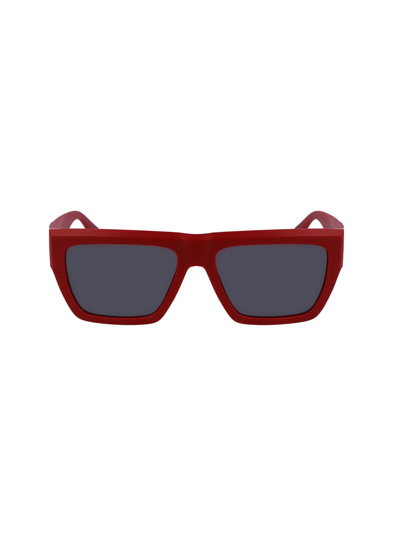 Calvin Klein Jeans Men's Rectangular Sunglasses - CKJ23653S-600-5517 - Lens Size: 55 Mm - Image 1