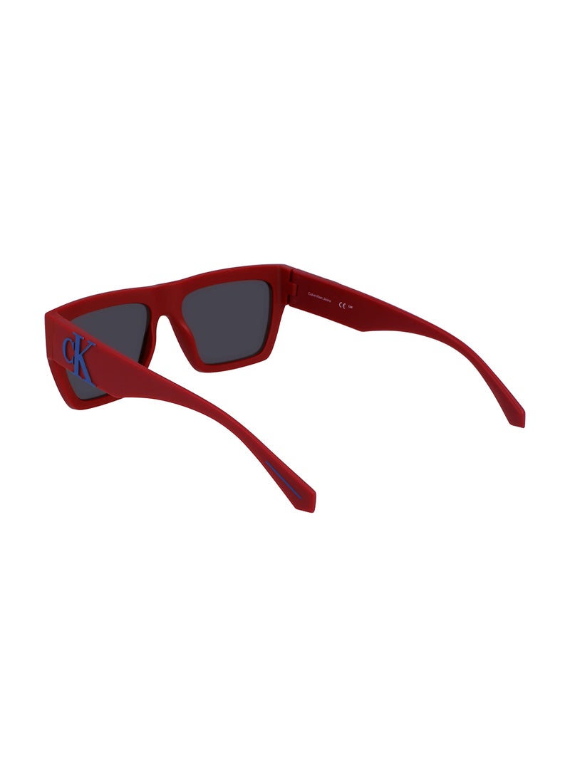 Calvin Klein Jeans Men's Rectangular Sunglasses - CKJ23653S-600-5517 - Lens Size: 55 Mm - Image 5
