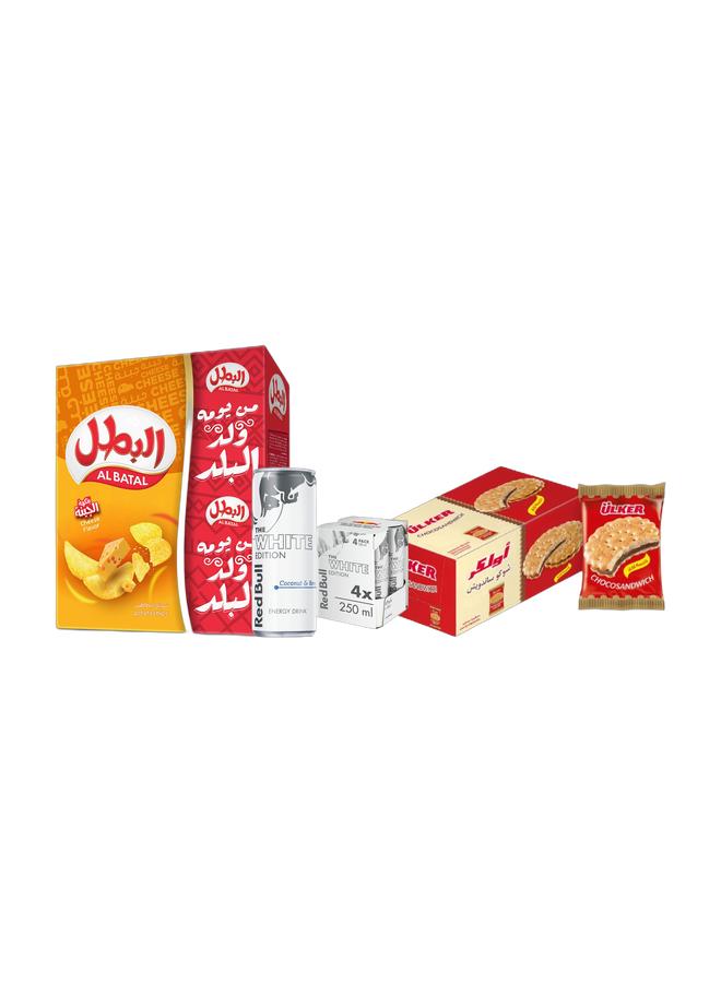 Red Bull حزمة محبي الطاقة والوجبات الخفيفة والحلويات - Image 1