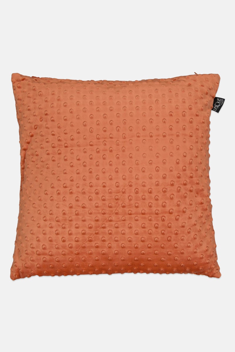 Unique Living 1 Pc Textured Cushion Kaat, Peach  - Image 1
