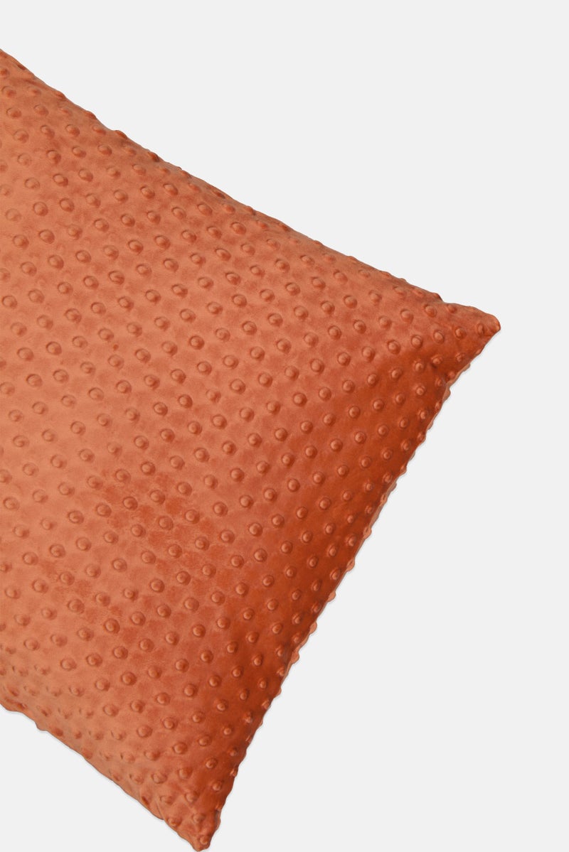 Unique Living 1 Pc Textured Cushion Kaat, Peach  - Image 2