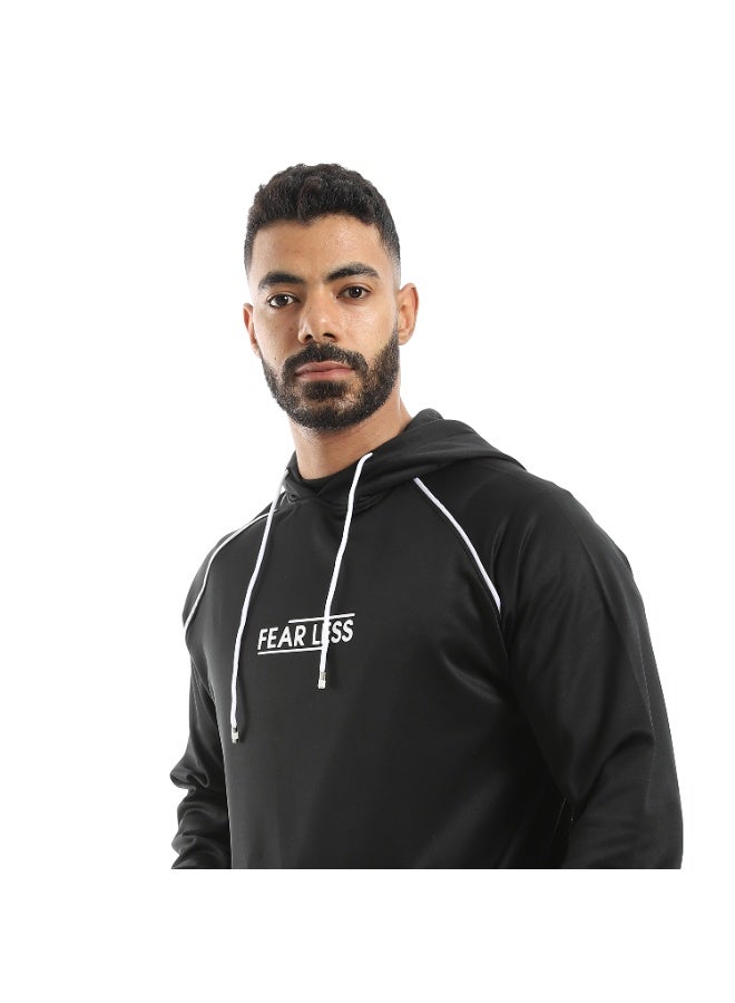 Caesar Men's plain tracksuit with chest print - Image 5