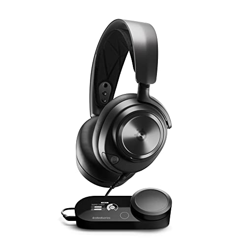 SteelSeries Arctis Nova ProMulti-System Gaming Headset - Premium Hi-Fi Drivers - Hi-Res Audio - 360° Spatial Audio - GameDAC Gen 2 - ESS Sabre Quad-DAC - Stealth Retractable Mic - PC, PS5, PS4, Switch - Image 1