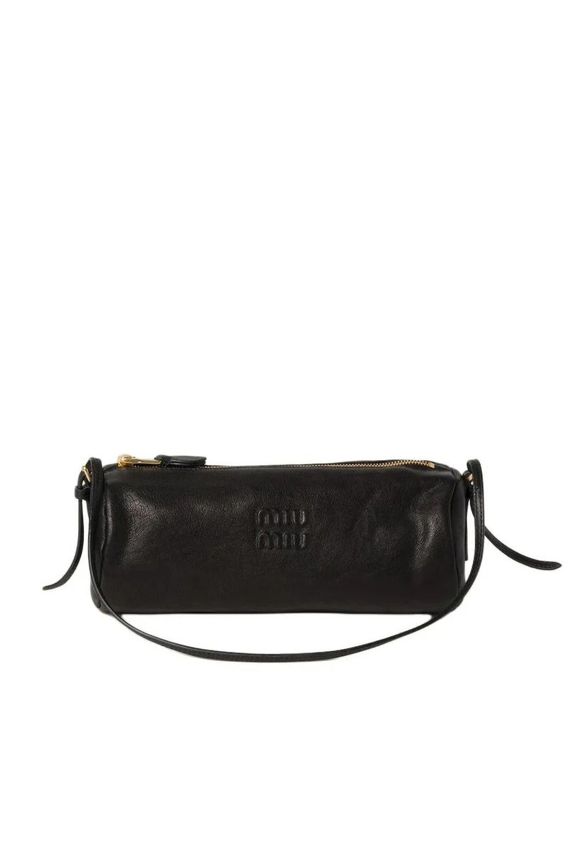 مياو مياو حقيبة كتف من جلد نابا - Image 1