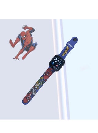 Generic Spiderman LED Smart Digital Watch – Official Marvel Kids
