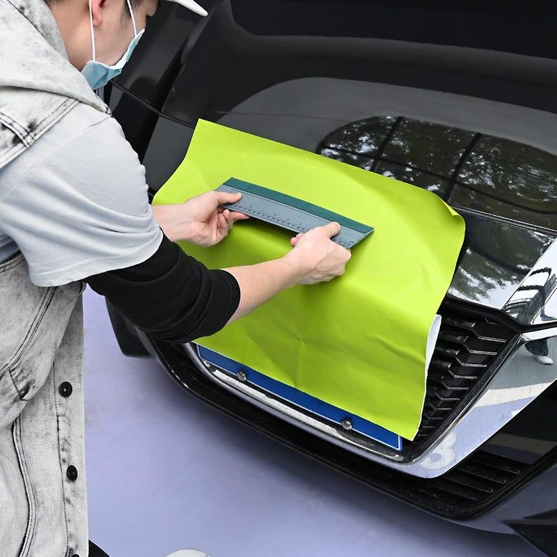 Ehdis Vinyl Squeegee Tool 3PCS Big Size Felt Edge Vinyl Wrap Squeegee for Graphic Decal Wrapping Applicator Tool Car Film Wallpaper Installing Window Tint Tool Craft Scraper - Image 3