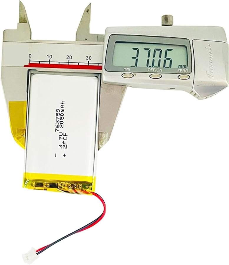 3 7 فولت 2050 مللي أمبير ساعة بطارية ليثيوم أيون قابلة لإعادة الشحن 1 قطعة - Image 3