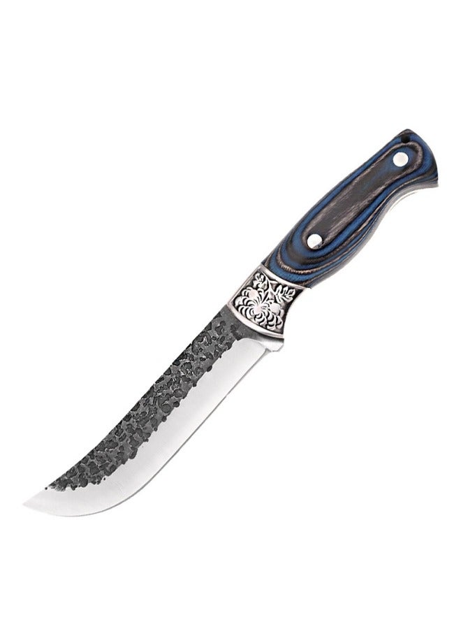 40Cr13 Steel Multi-Purpose Knife With Carved Steel Head, Butchering and Cutting Knife Hand Knife