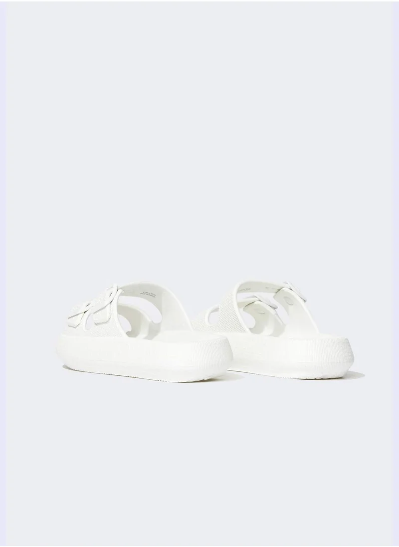 DeFacto High Sole Double Band Slippers