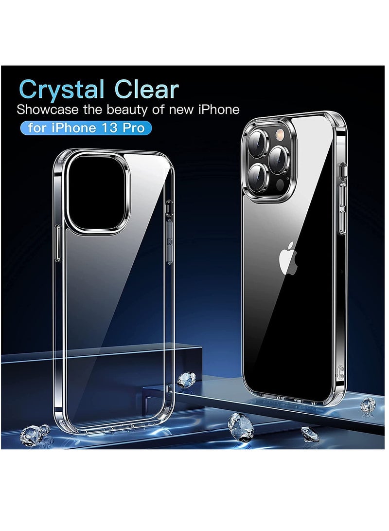 DUSALA Clear Mag Safe Case for iPhone 13 Pro, Compatible Mag Safe Hard PC Case with Cover, Slim Shockproof Case for iPhone 13 Pro - Image 4