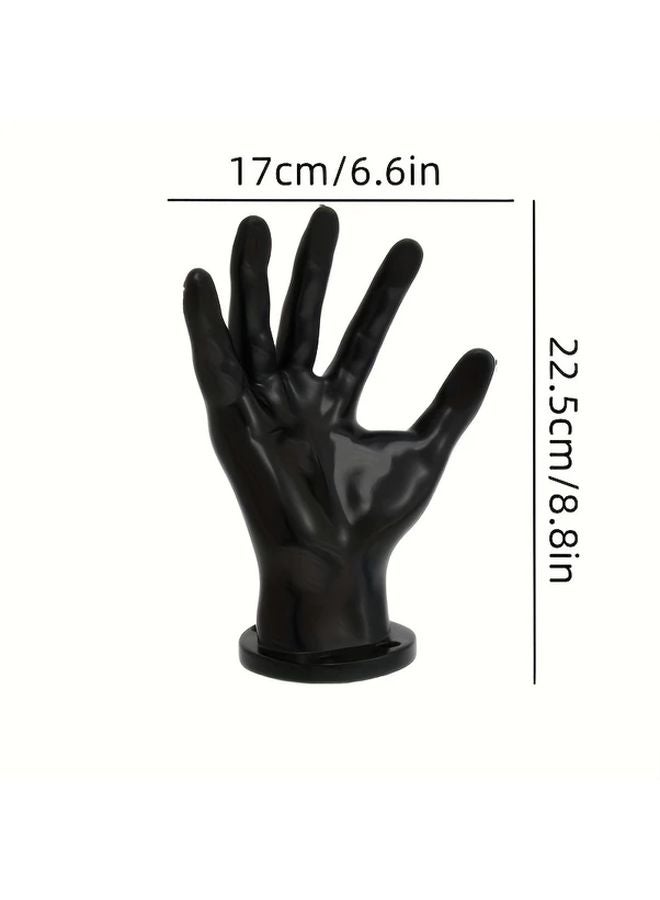 1pc Wall Mounted Hand Shaped Shelf Stable Home Decor Hook Storage Organizer - Image 5