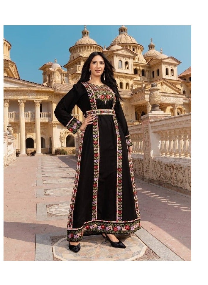 برايدس جلابية سعودية تطريز  مميز وانيق ER-001 - Image 1