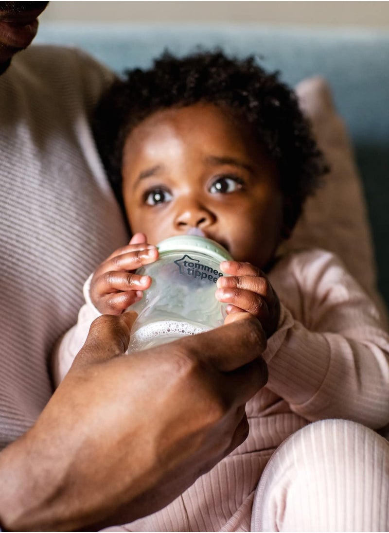 أم أكثر - عبوة من 3 حلمات رضاعة طبيعية لعمر 3 أشهر فما فوق، لزجاجة Tommee Tippee - Image 1