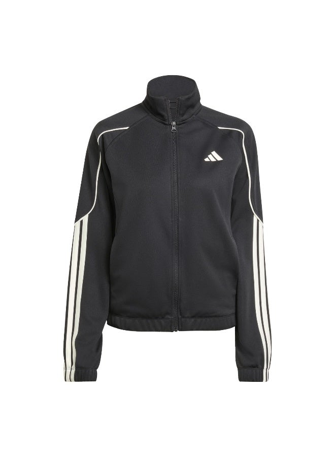 Adidas W Stadium Ts Black Training Suits For Women XS - Image 1