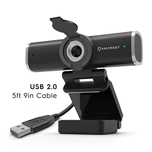 Amcrest 1080P Webcam with Microphone for Desktop, Web Cam Computer Camera, Streaming HD USB Web Camera for Laptop & PC with Privacy Cover, Wide Angle Lens, Superior Low Light (AWC195-B) - Image 5
