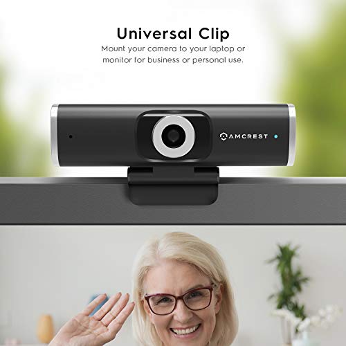 Amcrest 1080P Webcam with Microphone for Desktop, Web Cam Computer Camera, Streaming HD USB Web Camera for Laptop & PC with Privacy Cover, Wide Angle Lens, Superior Low Light (AWC195-B) - Image 4