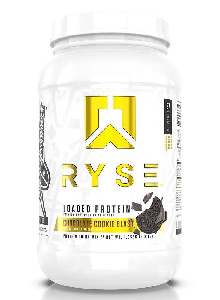 بروتين واي محمل بنكهة الشوكولاتة والكوكيز - 27 حصة (2.3 رطل)