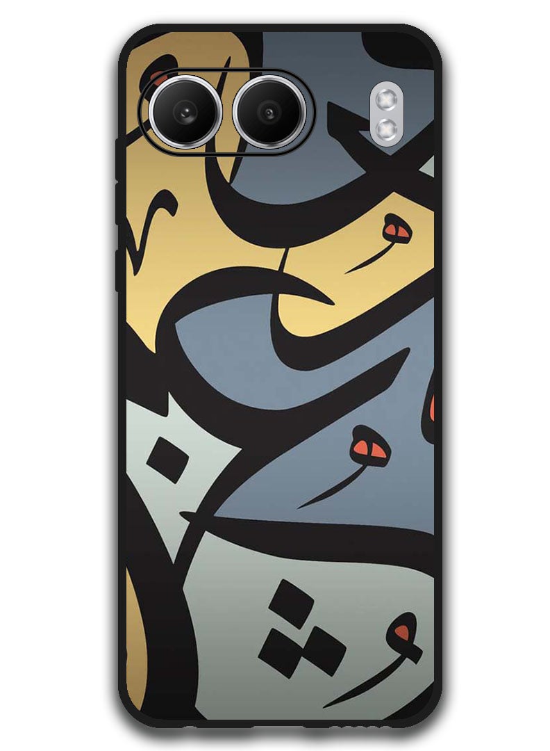 Theodor Protective Case Anti Scratch Shock Proof Bumper Cover For OnePlus Nord 4 Arabic Design (124) - Image 1