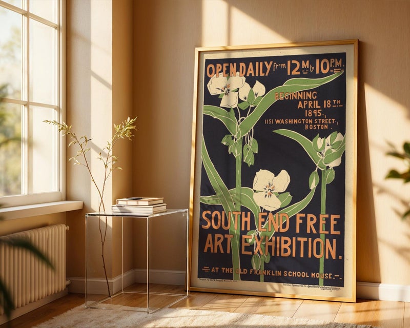 TNESSENTIAL Art Nouveau Exhibition Poster: Vintage 1895 Botanical Art Print - Image 2