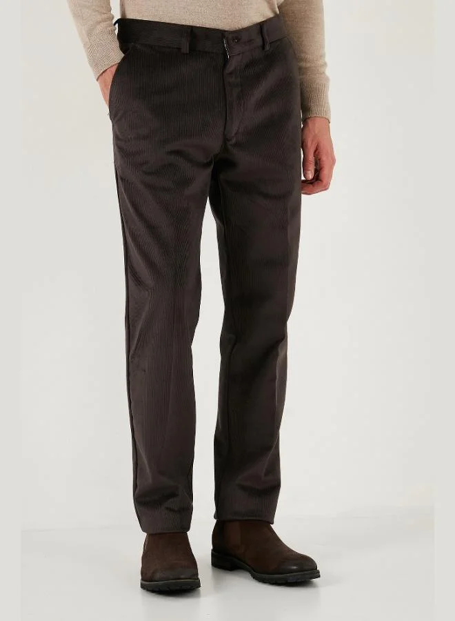 Buratti  Buratti Normal Waist Regular Fit Straight Leg 2-Pack Velvet Trousers Men's VELVET TROUSERS 645MERLINS2 for Men | Best Price UAE