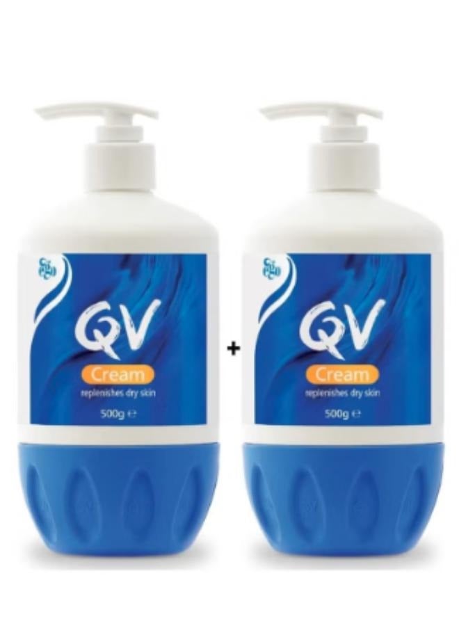 QV QV Cream 500 grams, 2 pieces 1000grams - Image 1