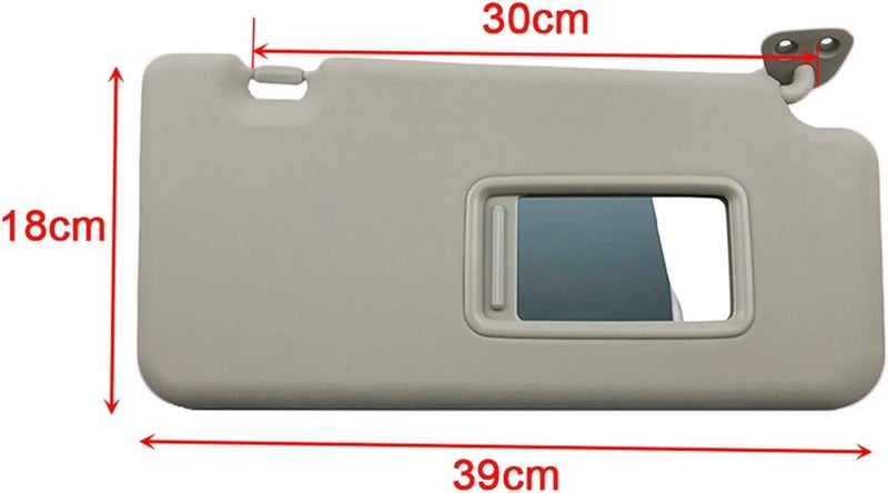 DEMULAX Car Interior Sun Visor for Nissan Tiida 2005-2010 - Image 2