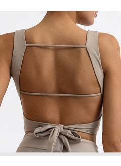 Seamless Yoga Tank Top with Built-in Bra Light Card