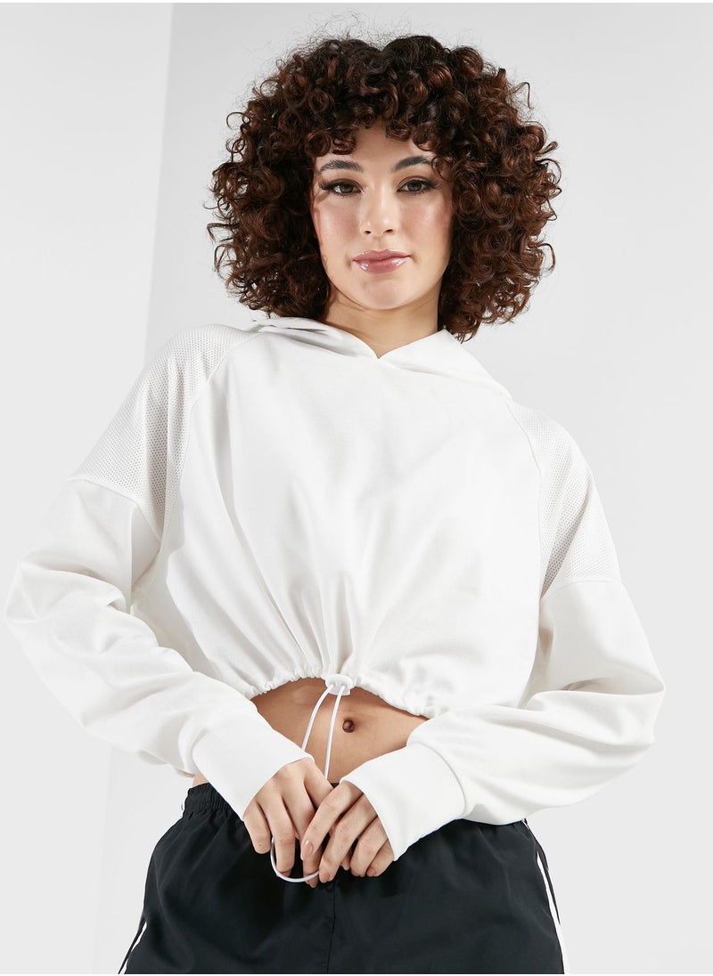 FRWD - Cropped Athletic Jacket With Waist Scrunching - Image 1