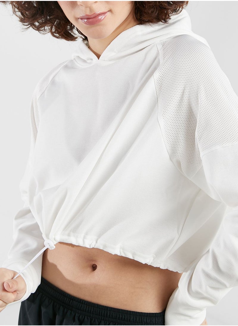 FRWD - Cropped Athletic Jacket With Waist Scrunching - Image 1