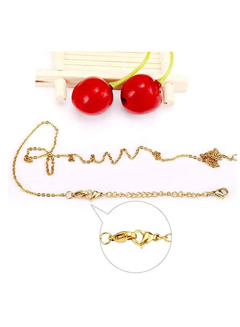 KASTWAVE Necklace Extenders, 12 Pcs Stainless Steel Gold Silver Necklace Bracelet Anklet Extension Chains with Lobster Clasps and Closures for Jewelry Making for DIY Jewelry Making Supplies - Image 2